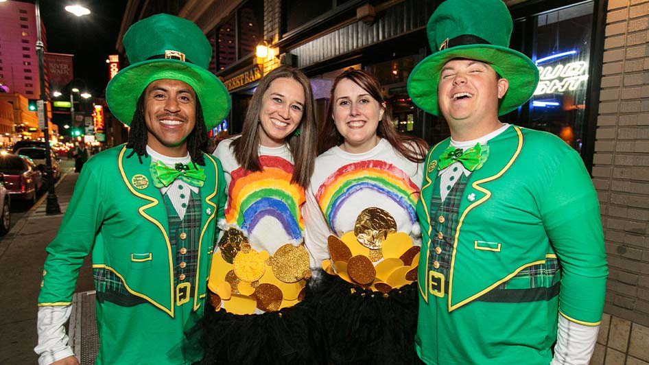 Why do people wear green on St. Patrick's Day?